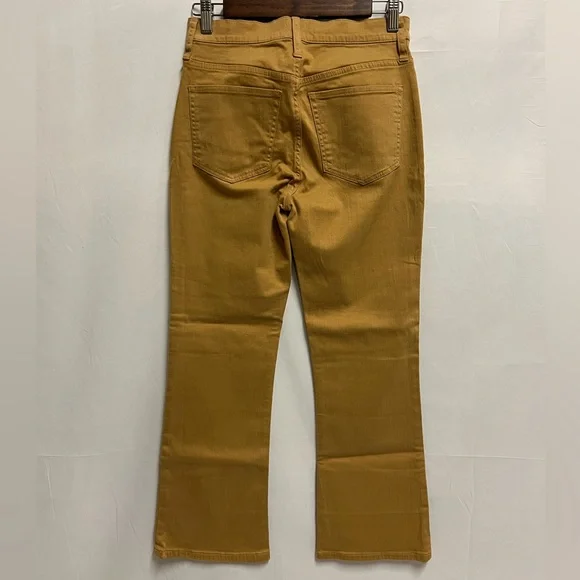 J.Crew Garment-dyed demi-boot crop pant in Honey Brown Size 26 NWT - Picture 4 of 10